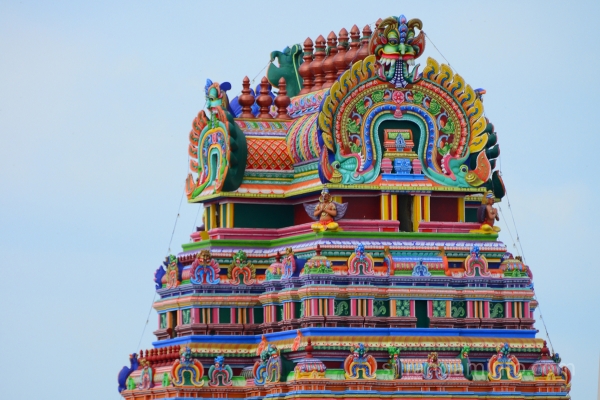 kumbabishekam Srirangam north gopuram